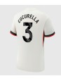 Chelsea Marc Cucurella #3 Replika Borta Kläder 2025-26 Kortärmad Chelsea Marc Cucurella #3 Replika Borta Kläder 2025-26 Kortärmad